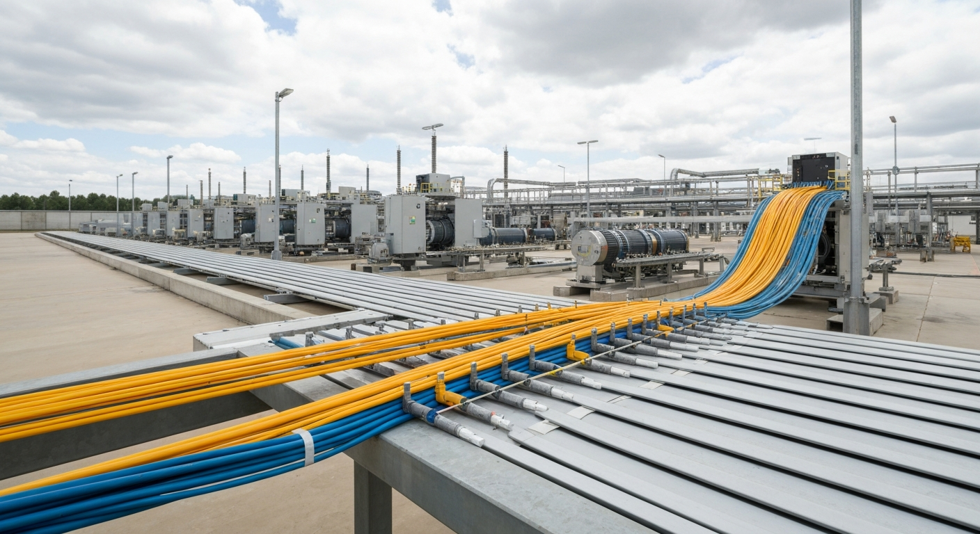 Projeto de Cabeamento Estruturado Óptico Industrial: Por que a Fibra Vence na Missão Crítica